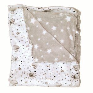 2021 Baby Essentials Sun Stars Baby Lovey Security Blanket 33" X 28"
